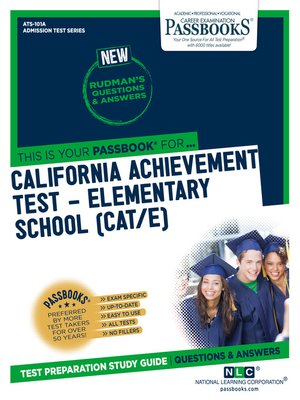 cover image of CALIFORNIA ACHIEVEMENT TEST--ELEMENTARY SCHOOL (CAT/E)